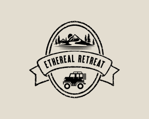 Mountain Retreat Camping logo design