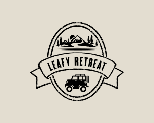 Mountain Retreat Camping logo design