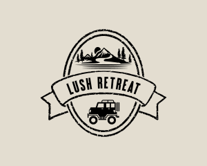 Mountain Retreat Camping logo design