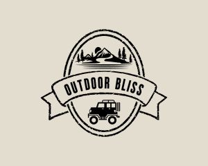 Mountain Retreat Camping logo design