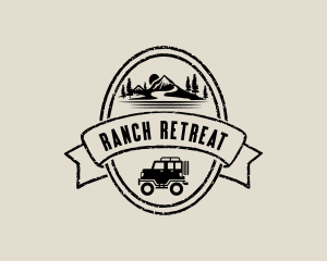 Mountain Retreat Camping logo design