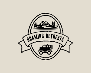 Mountain Retreat Camping logo design