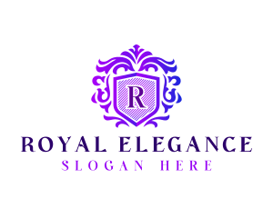 Royal Ornamental Crest logo design