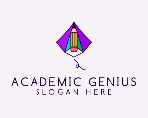 Academic School Pencil  logo design