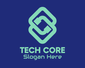 Green Cable Tech  logo design