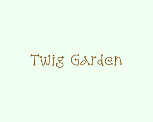 Brown Twigs Wordmark logo design