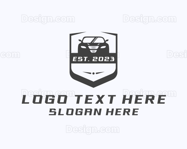 Sports Car Racing Vehicle Logo