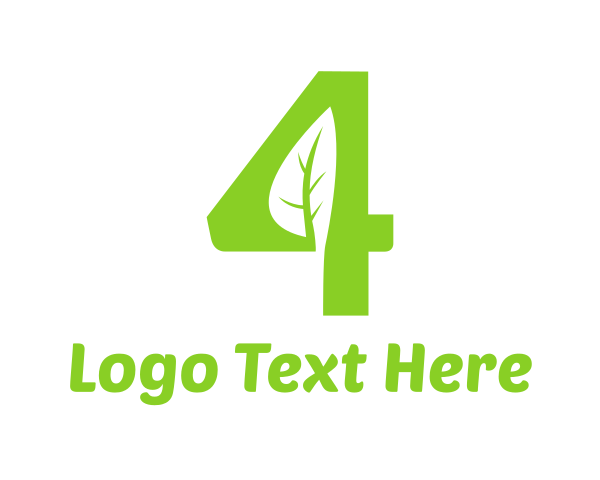 Number logo example 3