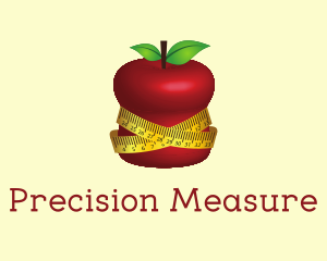 Fit Apple Nutrition Measuring Tape logo