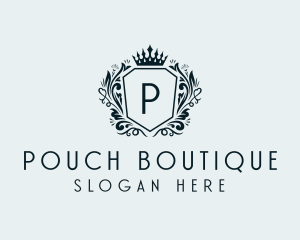 Deluxe Boutique Shield logo design