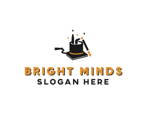 Magic Rabbit Hat School logo design