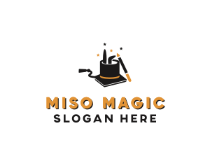 Magic Rabbit Hat School logo design