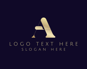 Premium Elegant Letter A logo