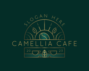 Luxury Coffee Cafe logo design