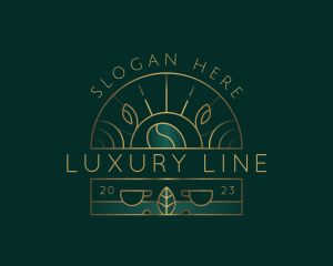 Luxury Coffee Cafe logo design