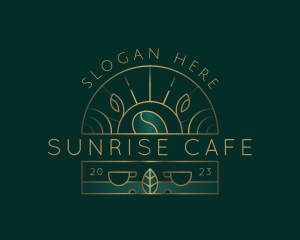 Luxury Coffee Cafe logo design