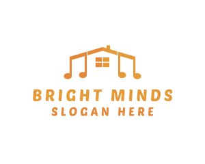House Music School logo design