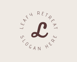 Retro Script Business logo design