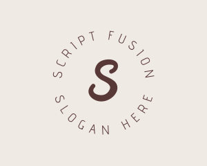 Retro Script Business logo