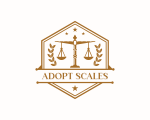 Justice Legal Scale logo design