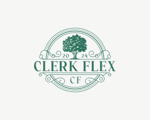 Tree Arborist Garden logo design