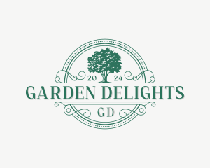 Tree Arborist Garden logo design