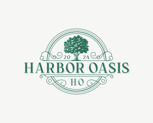 Tree Arborist Garden logo design