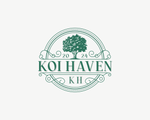 Tree Arborist Garden logo design