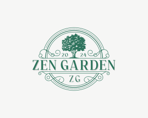 Tree Arborist Garden logo design