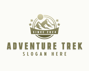 Adventure Mountain Peak logo design