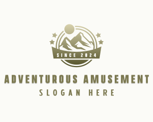 Adventure Mountain Peak logo design