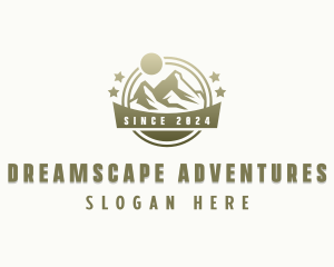 Adventure Mountain Peak logo design