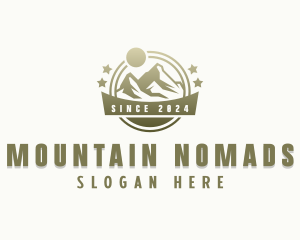 Adventure Mountain Peak logo design