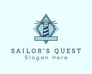 Maritime Lighthouse Tower logo design