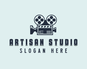 Clapperboard Film Studio logo design