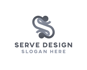 Elegant Design Path Letter S logo design