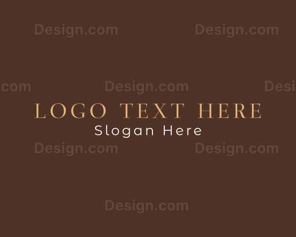 Elegant Serif Boutique Logo