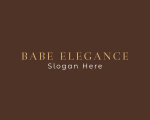 Elegant Serif Boutique logo design