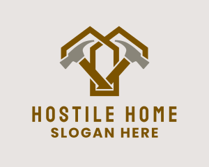 Home Hammer Renovation logo design