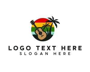 Reggae Guitar Beach logo