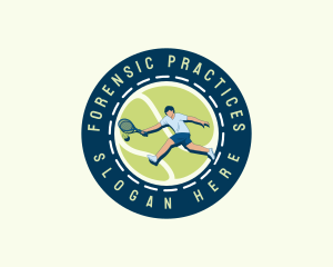 Varsity Tennis Player logo