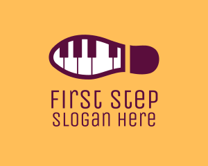 Piano Tap Dance logo design