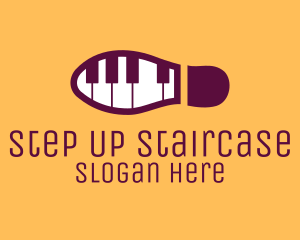 Piano Tap Dance logo design