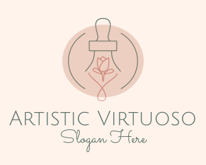 Tulip Rose Oil  logo design