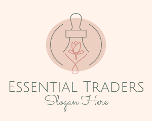 Tulip Rose Oil  logo design