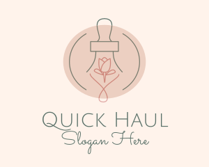 Tulip Rose Oil  logo design