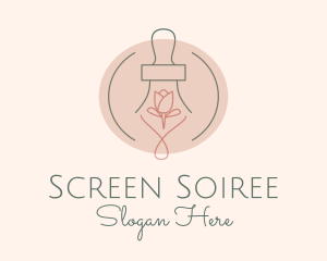 Tulip Rose Oil  logo design