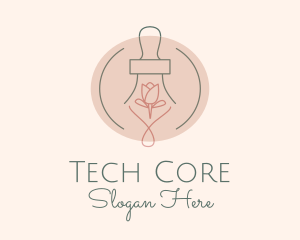 Tulip Rose Oil  logo design