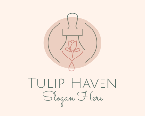 Tulip Rose Oil  logo design