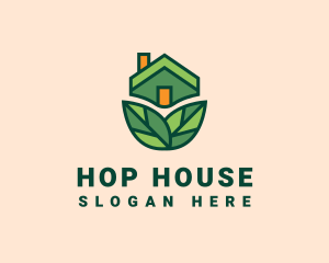 Green Leaf House logo design